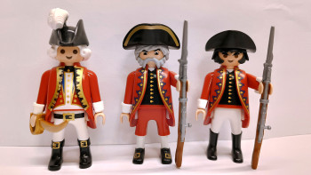 3x Playmobil Custom British Soldiers RedCoat #1