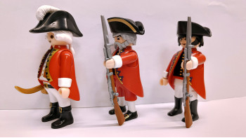 3x Playmobil Custom British Soldiers RedCoat #1