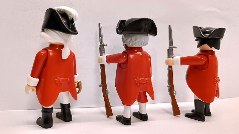 3x Playmobil Custom British Soldiers RedCoat #1