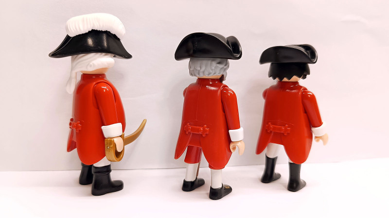 3x Playmobil Custom British Soldiers RedCoat #1