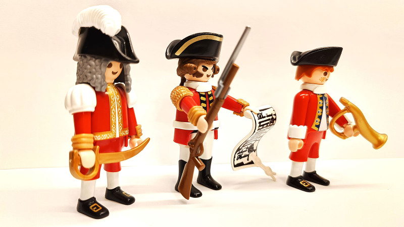 3x Playmobil Custom British Soldiers RedCoat #2