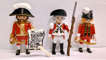 3x Playmobil Custom British Soldiers RedCoat #3