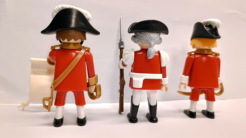 3x Playmobil Custom British Soldiers RedCoat #3