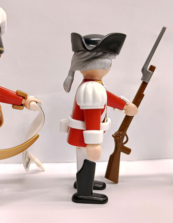 3x Playmobil Custom British Soldiers RedCoat #3