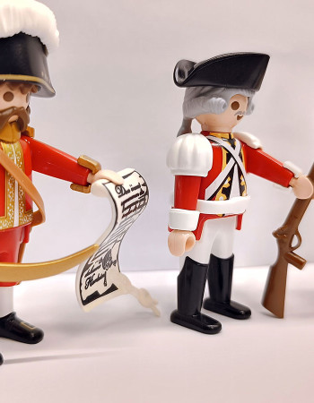 3x Playmobil Custom British Soldiers RedCoat #3