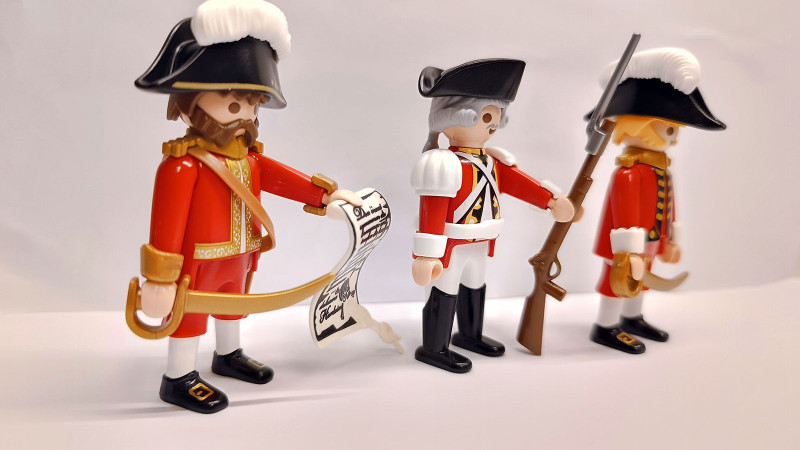 3x Playmobil Custom British Soldiers RedCoat #3