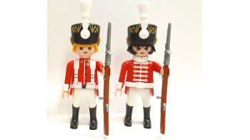 2x Playmobil Custom British Soldiers RedCoat #1