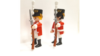 2x Playmobil Custom British Soldiers RedCoat #1