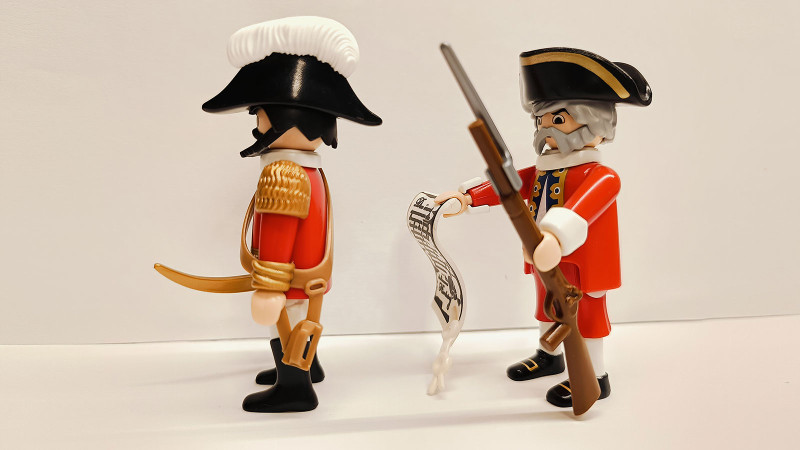 2x Playmobil Custom British Soldiers RedCoat #2