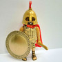 Playmobil Custom Gold Ancient Greek Warrior #1