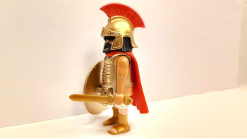 Playmobil Custom Gold Ancient Greek Warrior #2