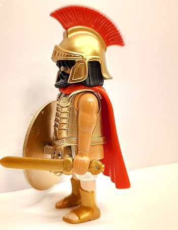 Playmobil Custom Gold Ancient Greek Warrior #2