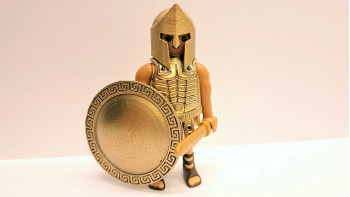 Playmobil Custom Gold Ancient Greek Warrior #3