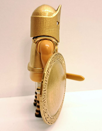 Playmobil Custom Gold Ancient Greek Warrior #3