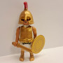 Playmobil Custom Gold Ancient Greek Warrior #4