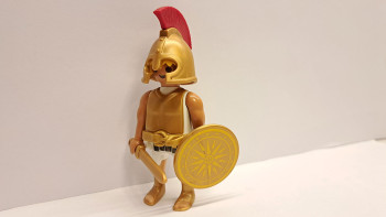 Playmobil Custom Gold Ancient Greek Warrior #4