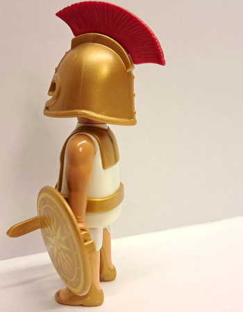 Playmobil Custom Gold Ancient Greek Warrior #4