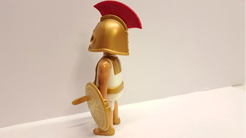 Playmobil Custom Gold Ancient Greek Warrior #4