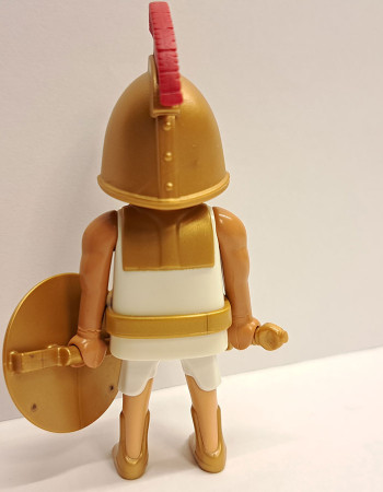 Playmobil Custom Gold Ancient Greek Warrior #4