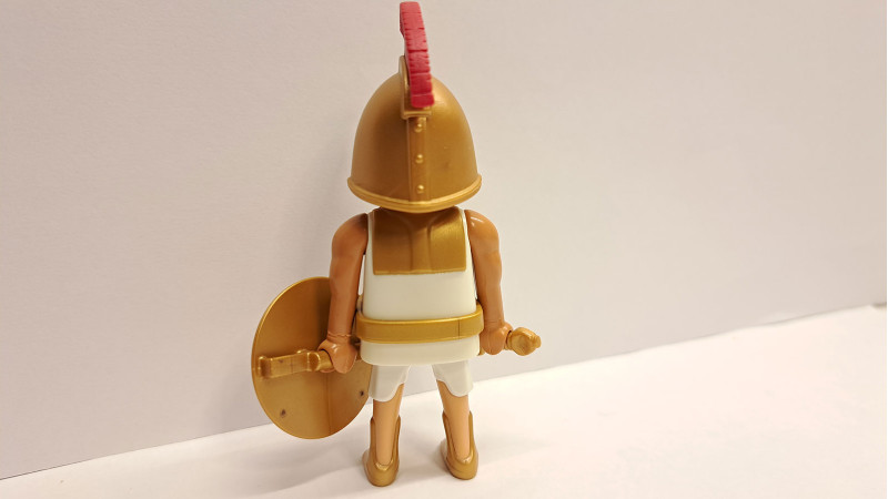 Playmobil Custom Gold Ancient Greek Warrior #4