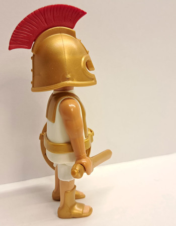 Playmobil Custom Gold Ancient Greek Warrior #4