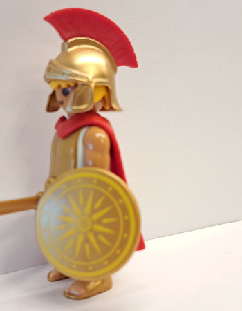 Playmobil Custom Gold Ancient Greek Warrior #5