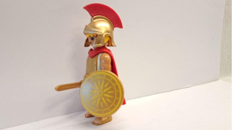 Playmobil Custom Gold Ancient Greek Warrior #5