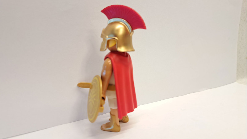 Playmobil Custom Gold Ancient Greek Warrior #5