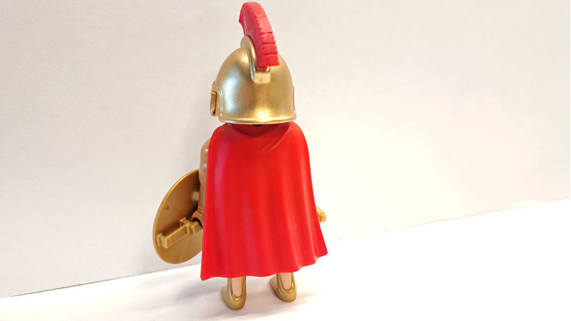Playmobil Custom Gold Ancient Greek Warrior #5