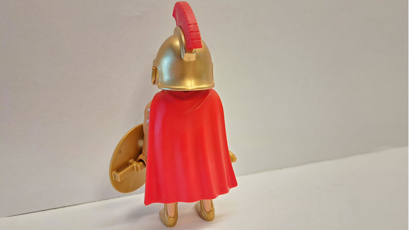 Playmobil Custom Gold Ancient Greek Warrior #5