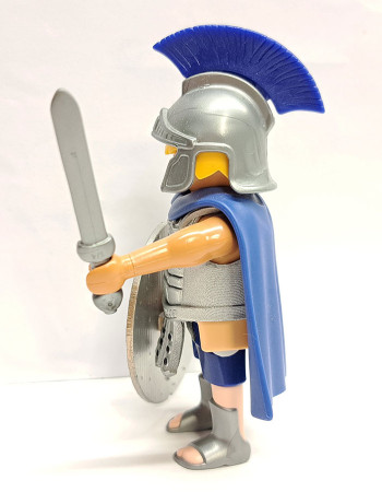Playmobil Custom Silver Ancient Greek Warrior #6