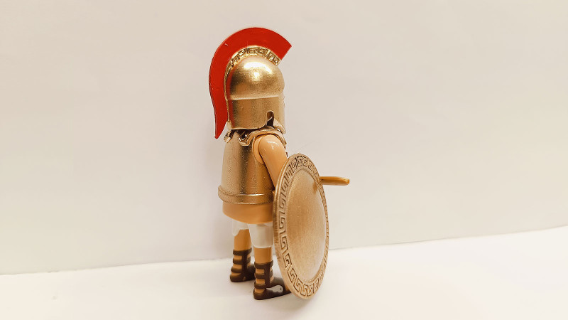 Playmobil Custom Gold Ancient Greek Warrior #7