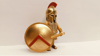 Playmobil Custom Gold Ancient Greek Spartan Warrior #1