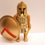 Playmobil Custom Gold Ancient Greek Spartan Warrior #2