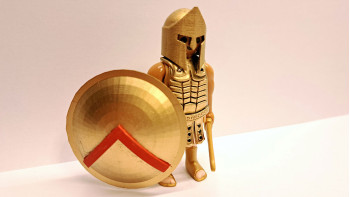Playmobil Custom Gold Ancient Greek Spartan Warrior #2
