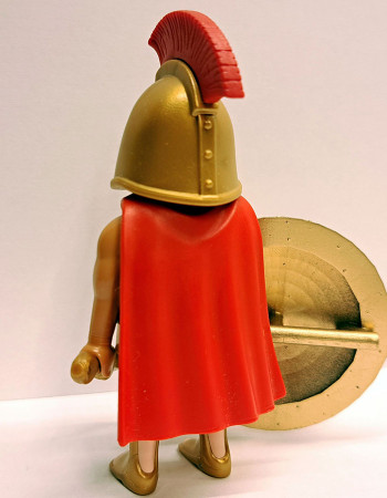 Playmobil Custom Gold Ancient Greek Spartan Warrior #4