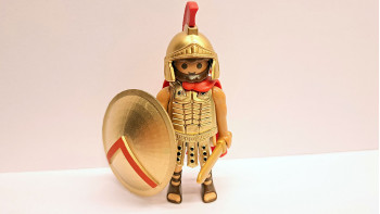 Playmobil Custom Gold Ancient Greek Spartan Warrior #5