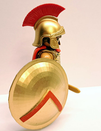 Playmobil Custom Gold Ancient Greek Spartan Warrior #5