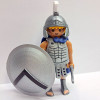 Playmobil Custom Silver Ancient Greek Spartan Warrior #6