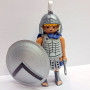 Playmobil Custom Silver Ancient Greek Spartan Warrior #6