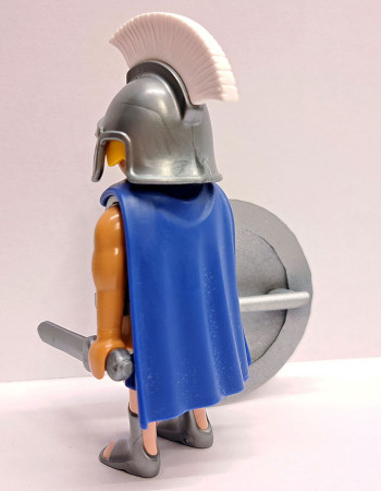 Playmobil Custom Silver Ancient Greek Spartan Warrior #6