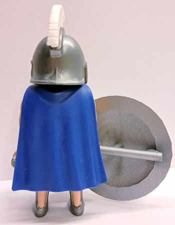 Playmobil Custom Silver Ancient Greek Spartan Warrior #6
