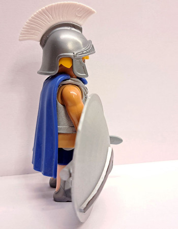 Playmobil Custom Silver Ancient Greek Spartan Warrior #6