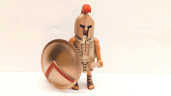 Playmobil Custom Gold Ancient Greek Spartan Warrior #7