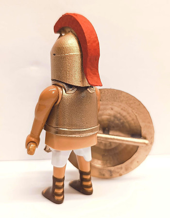 Playmobil Custom Gold Ancient Greek Spartan Warrior #7