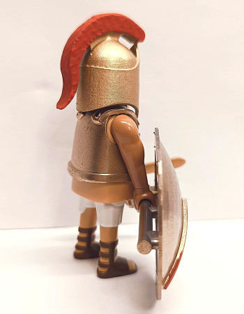 Playmobil Custom Gold Ancient Greek Spartan Warrior #7