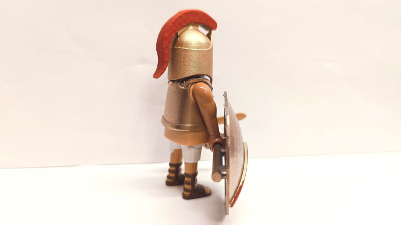 Playmobil Custom Gold Ancient Greek Spartan Warrior #7