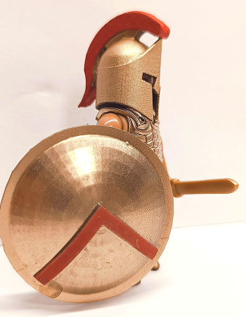 Playmobil Custom Gold Ancient Greek Spartan Warrior #7