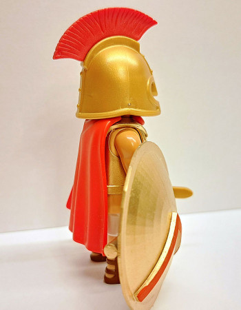 Playmobil Custom Gold Ancient Greek Spartan Warrior #8