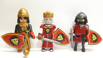 3x Playmobil Lionheart Knight - Henry the Lion